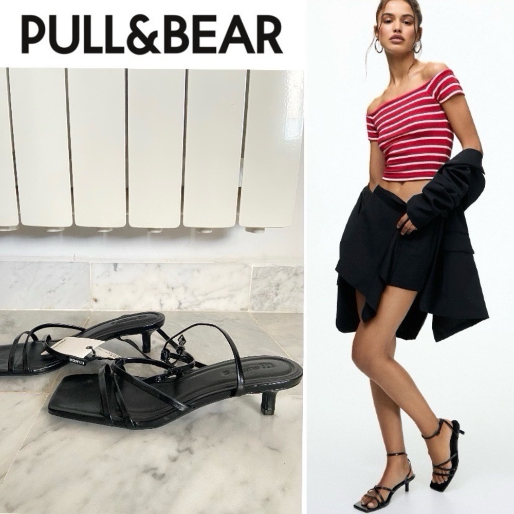 Pull&Bear Kitten heel sandals